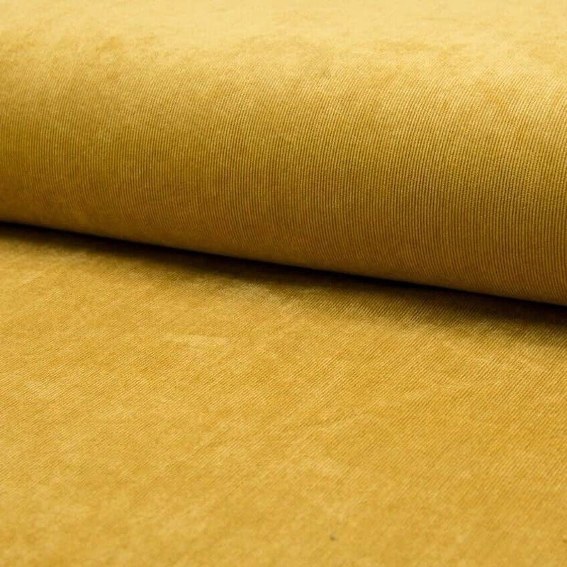 soft stretch cotton 21 wale corduroy dressmaking fabric Corn