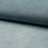 soft stretch cotton 21 wale corduroy dressmaking fabric Dusty Blue