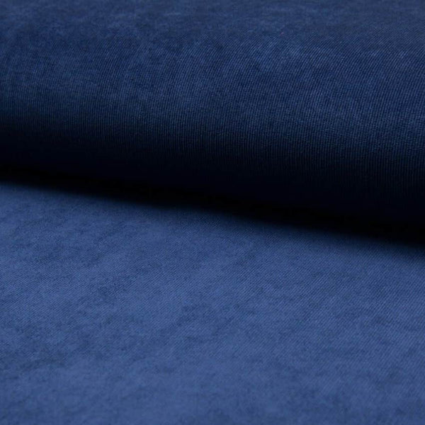 soft stretch cotton 21 wale corduroy dressmaking fabric Royal