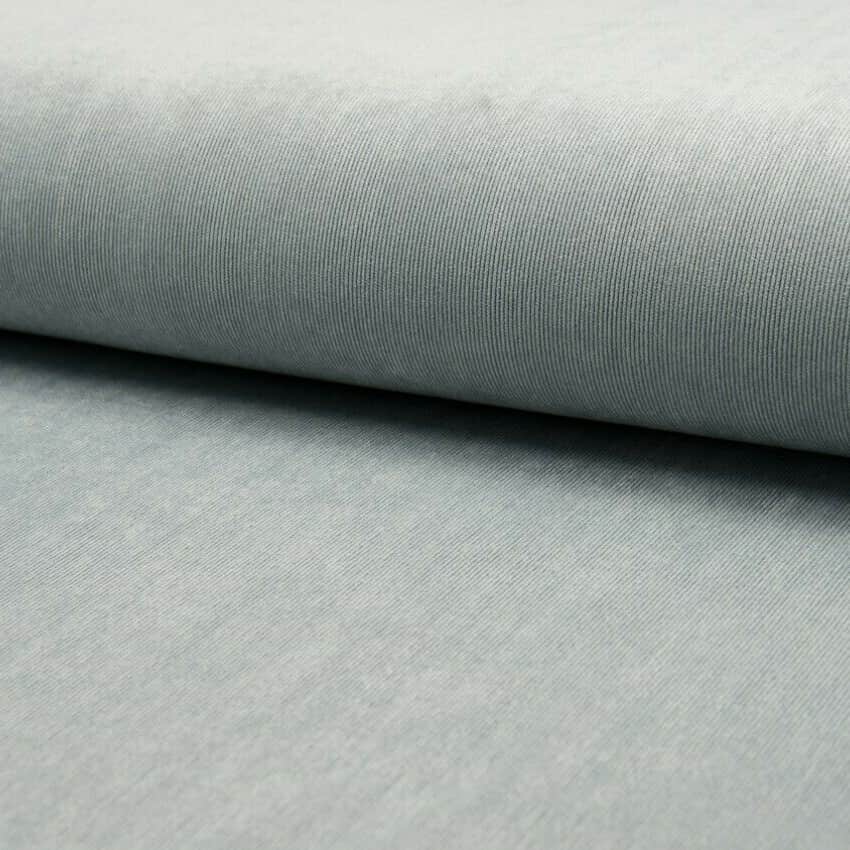 soft stretch cotton 21 wale corduroy dressmaking fabric Silver Grey