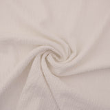 Plain Rayon Seersucker Dressmaking Fabric Material Solid Ruched Viscose Polyester Pattern Lightweight Solid Summer Spring Women Off-White