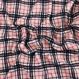 smooth soft anti-pill polar fleece kids pets fabric Beige Tartan