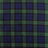 smooth soft anti-pill polar fleece kids pets fabric Green Tartan