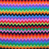 smooth polar anti pill fleece kids pets craft fabric Zig Zag