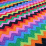 smooth polar anti pill fleece kids pets craft fabric Zig Zag