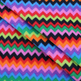 smooth polar anti pill fleece kids pets craft fabric Zig Zag