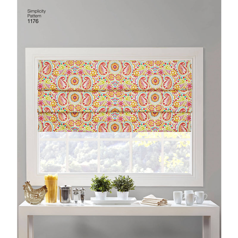 Simplicity Window Treatments Sewing Pattern S1176