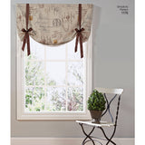 Simplicity Window Treatments Sewing Pattern S1176