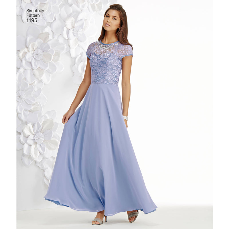 petite dresses special occasion Alex Evenings sumptuous and breathable viscose jersey / Flattering full length Alie Street Sophia Maxi Dress