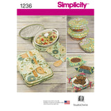 Simplicity Casserole Carriers, Gifting Baskets and Bowl Covers Sewing Pattern S1236