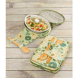 Simplicity Casserole Carriers, Gifting Baskets and Bowl Covers Sewing Pattern S1236