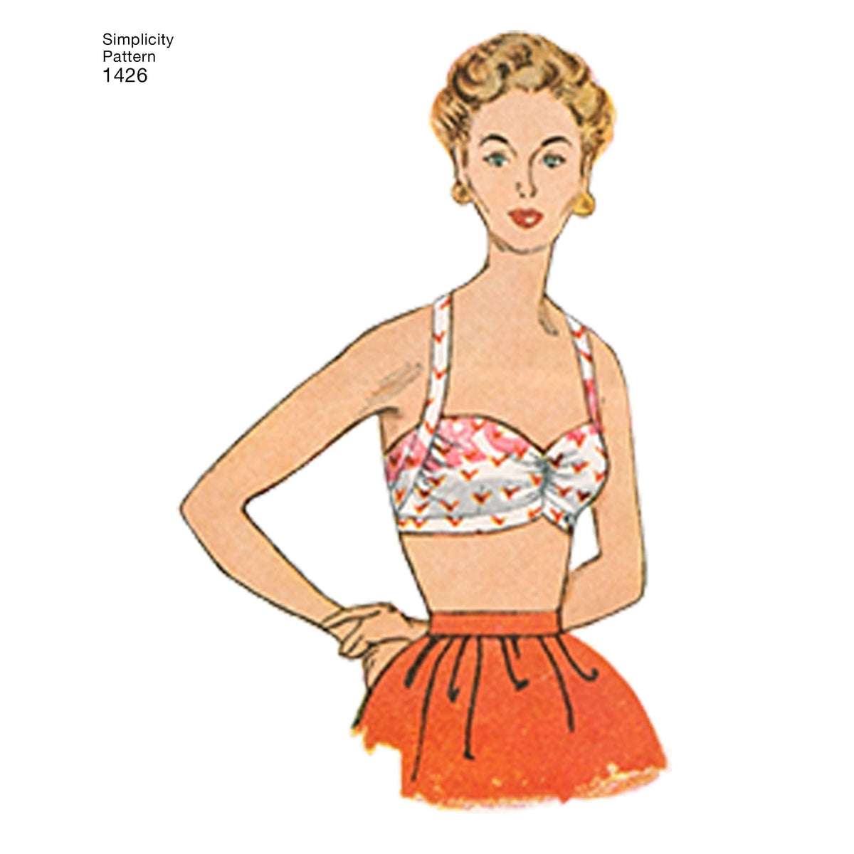 Simplicity Women's Vintage 1950's Bra Tops