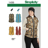 Simplicity Women's Vest and Headband in Three Sizes