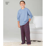 Simplicity Husky Boys' & Big & Tall Men's Tops and Trousers Sewing Pattern S1505