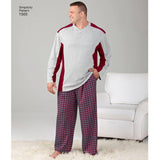 Simplicity Husky Boys' & Big & Tall Men's Tops and Trousers Sewing Pattern S1505