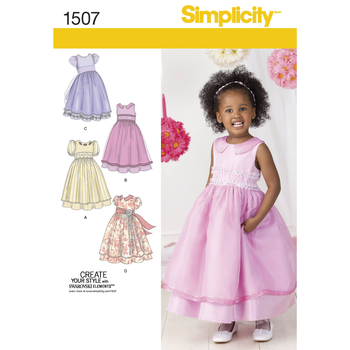 Simplicity Toddlers' and Child's Special Occasion Dress