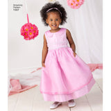 Simplicity Toddlers' and Child's Special Occasion Dress