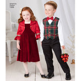 Simplicity Child's Vest, Bolero and Bow Tie Sewing Pattern S1509