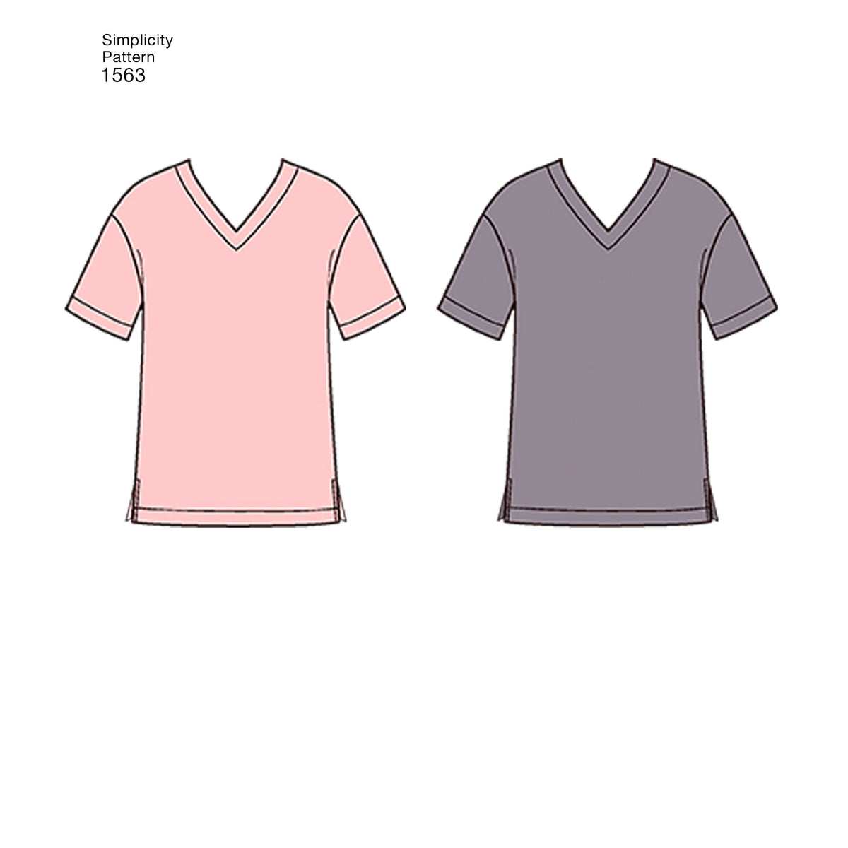 Simplicity Women's Men's and Teens' Sleepwear Sewing Pattern S1563