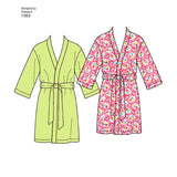 Simplicity Women's Men's and Teens' Sleepwear Sewing Pattern S1563