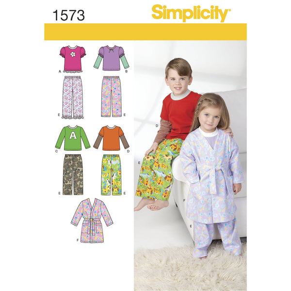 Simplicity Toddlers' and Child's Loungewear