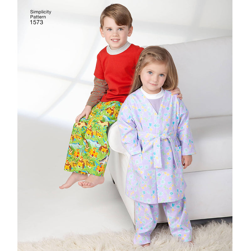 Simplicity Toddlers' and Child's Loungewear