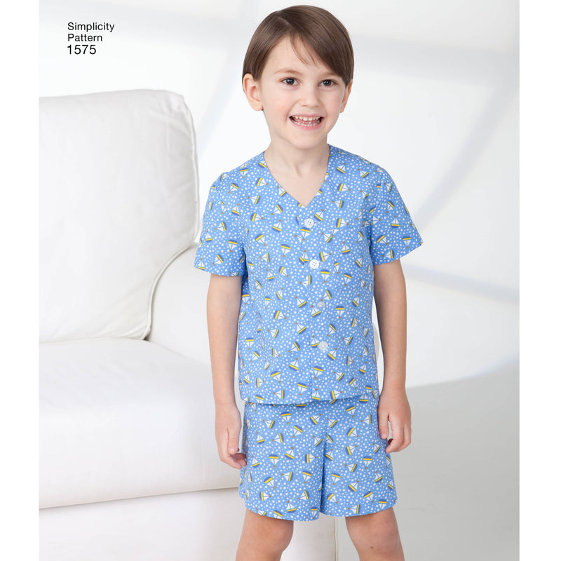 Simplicity Child's, Girl's and Boy's Loungewear