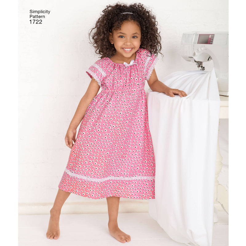 Simplicity Learn to Sew Child's and Girl's Loungewear