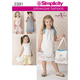 Simplicity Child's vintage pillow case fashion Sewing Pattern S2391