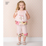 Simplicity Child's vintage pillow case fashion Sewing Pattern S2391