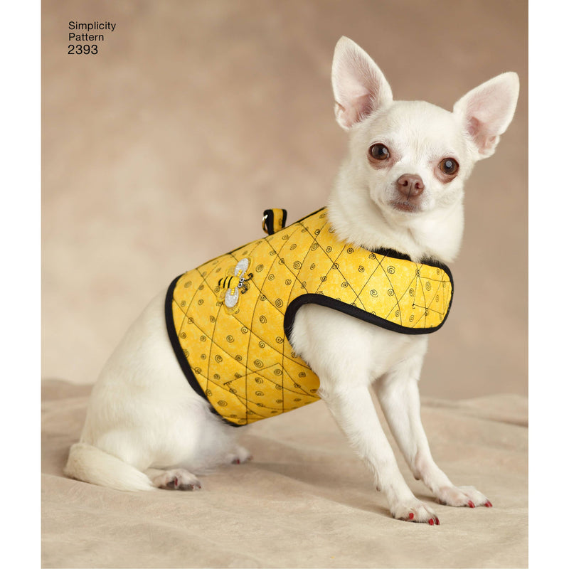 Simplicity Dog Clothes Sewing Pattern S2393