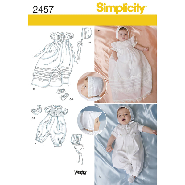 Simplicity Babies' Special Occasion Sewing Pattern S2457