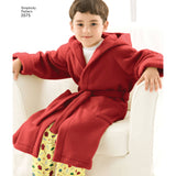 Simplicity Women's/Men/Child Sleepwear Sewing Pattern S3575