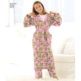 Simplicity Women's/Men/Child Sleepwear Sewing Pattern S3575