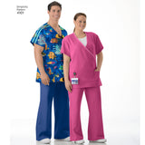 Simplicity Women's & Men's Plus Size Scrubs