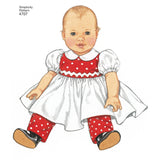 Simplicity Doll Clothes Sewing Pattern S4707