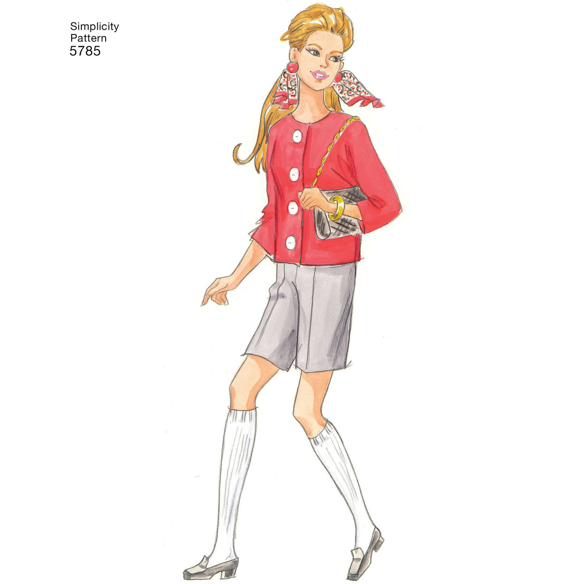 Simplicity Doll Clothes Sewing Pattern S5785
