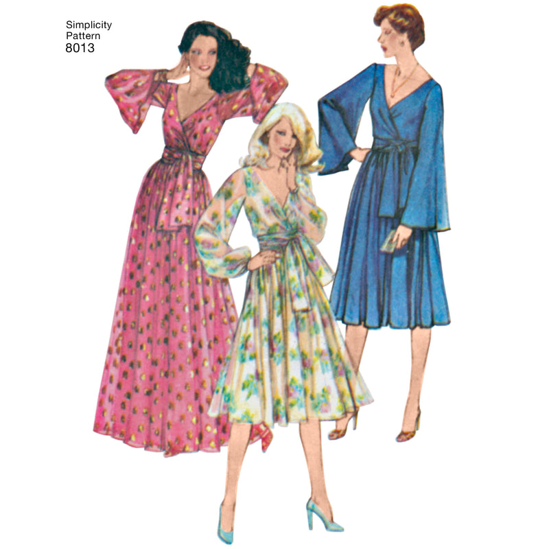 Simplicity Women's Vintage 1970's Dresses'