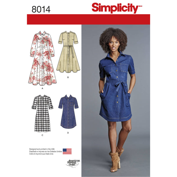 Simplicity Women's Shirt Dress