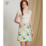 Simplicity Pattern 8133 Women's Learn to Sew Wrap Skirts