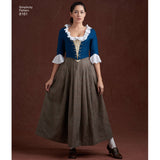 Simplicity Pattern 8161 Women's 18th Century Costumes