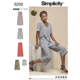 Simplicity Pattern 8299 Women's Skirts or trousers in various lengths