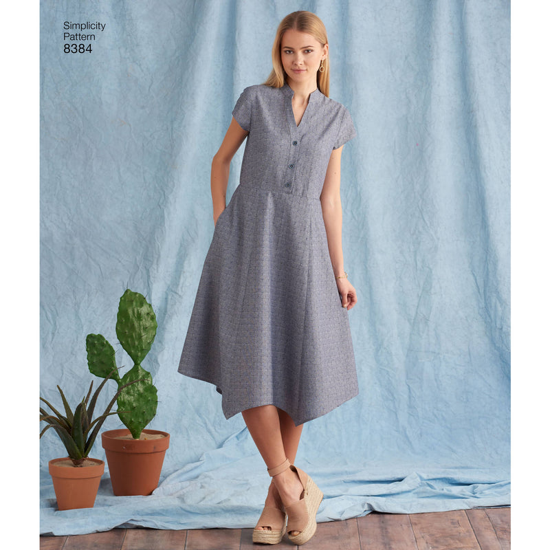 Simplicity Pattern 8384 Women’s Dress with Length Variations and Top