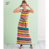 Simplicity Pattern 8395 Child's & Girls' Halter Dress or Romper Each in Two Lengths