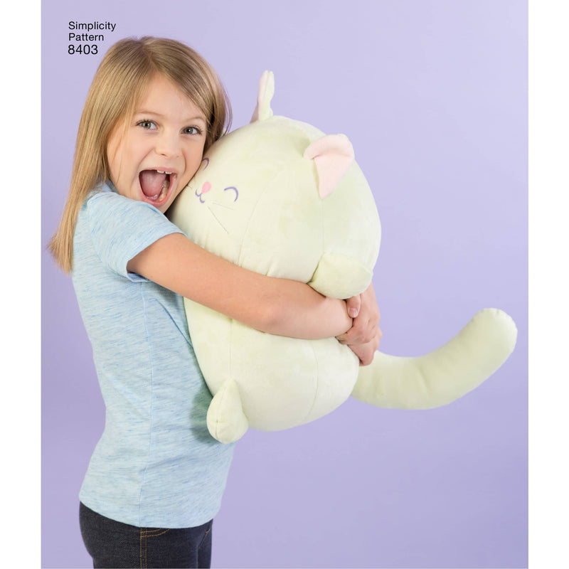 Simplicity Pattern 8403 Stuffed Kitties