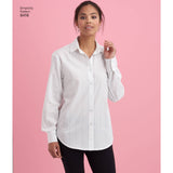 Simplicity Pattern 8416 Women's Shirt with Back Variations