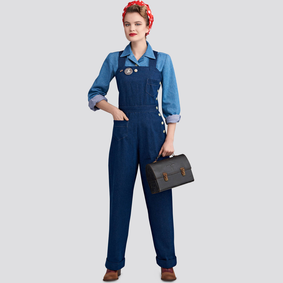 Simplicity Pattern 8447 Women's Vintage Trousers, Overalls and Blouses