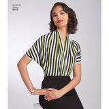 Pattern 8452 Women’s Vintage Knit Blouse