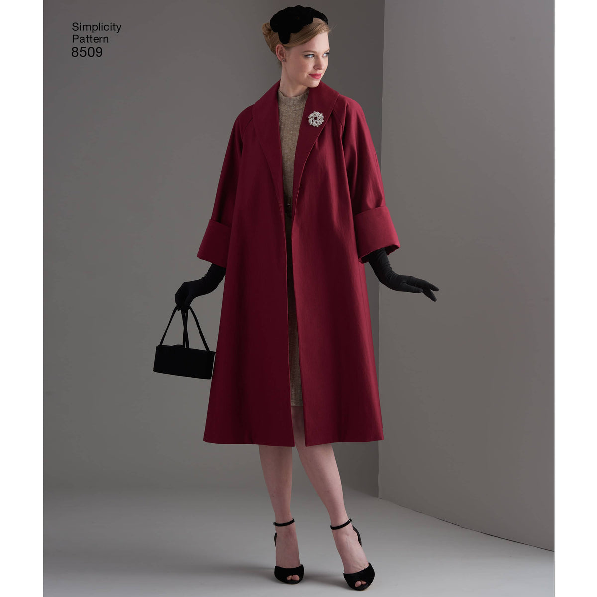 Simplicity Pattern 8509 Misses' Vintage Coat or Jacket