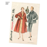 Simplicity Pattern 8509 Misses' Vintage Coat or Jacket